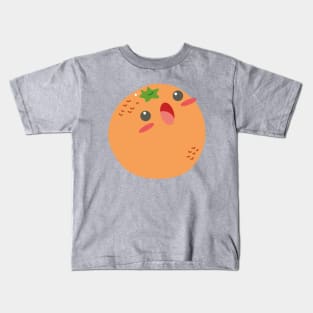 Cute Talking Orange Kids T-Shirt